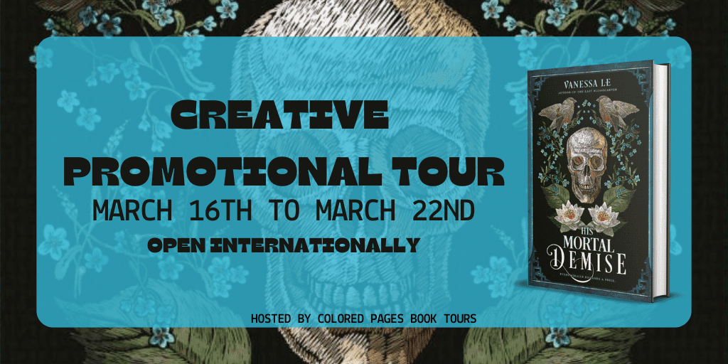 Book Tour Book Review His Mortal Demise by Vanessa Le
